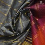 Silk Cotton Saree Grey SAS0033655 - Image 2