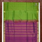 Silk Cotton Saree Green SAS0033657 - Image 5