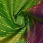 Silk Cotton Saree Green SAS0033657 - Image 2
