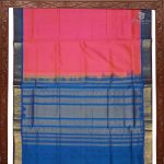 Handloom Silk Cotton Sarees Korvai – Hot Vibrant Pink SAS0033658 - Image 5