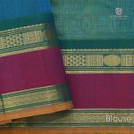 Handloom Silk Cotton Sarees Korvai – Lemon Yellow SAS0033659 - Image 4