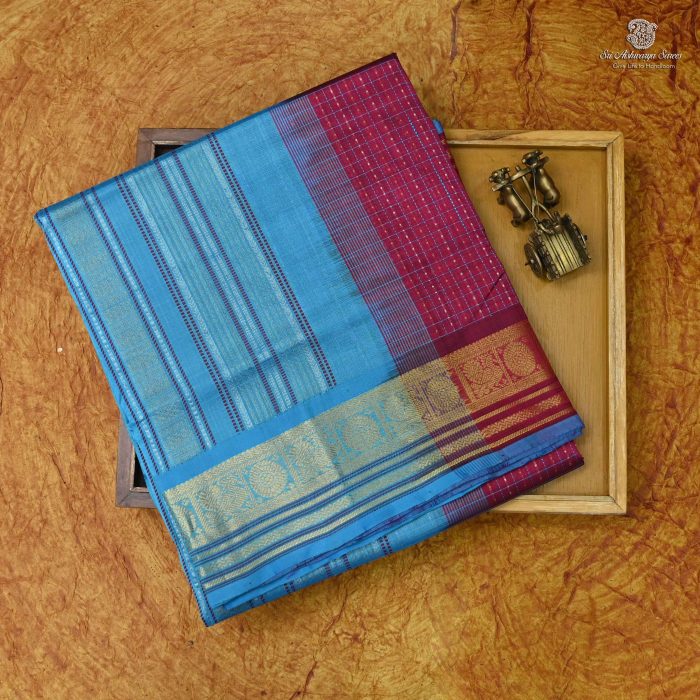 Silk Cotton Sarees  Muthukattam –Berry  Majenta SAS0033667 - Image 6