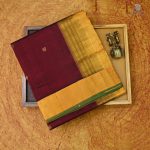 Silk Cotton Sarees Korvai  – Dark Maroon SAS0033678 - Image 6