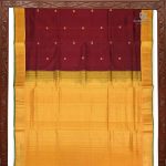 Silk Cotton Sarees Korvai  – Dark Maroon SAS0033678 - Image 5