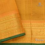 Silk Cotton Sarees Korvai  – Dark Maroon SAS0033678 - Image 4