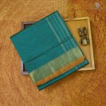 Silk Cotton Sarees Vairaoosi  – Dark Teal  SAS0033682 - Image 6