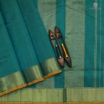 Silk Cotton Sarees Vairaoosi  – Dark Teal  SAS0033682