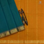 Silk Cotton Sarees Simple– Teal SAS0033702