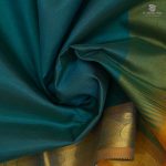 Silk Cotton Sarees Simple– Teal SAS0033702 - Image 2