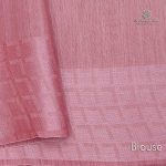 Pure Tussar Sarees – Dusty Rose  SASPTS0033748 - Image 3
