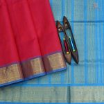 Silk Cotton Saree - Dark Pink SAS0033138