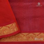 Silk Cotton Sarees Simple – Gray SAS0033147 - Image 4
