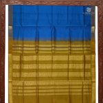 Silk Cotton Sarees Simple – Peacock Blue SAS0033148 - Image 5