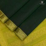 Silk Cotton Saree - Dark Green SAS0033149 - Image 3