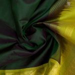 Silk Cotton Saree - Dark Green SAS0033149 - Image 2
