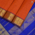 Silk Cotton Sarees – Bright Orange SAS0033167 - Image 3