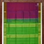 Silk Cotton Saree - Dark Purple SAS0033169 - Image 6