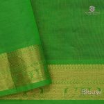 Silk Cotton Saree - Dark Purple SAS0033169 - Image 5