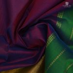 Silk Cotton Saree - Dark Purple SAS0033169 - Image 3