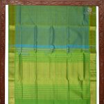 Silk Cotton Saree - Turquoise Green SAS0033173 - Image 5