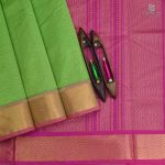 parrot green saree