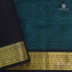 Silk Cotton Saree - Turquoise Blue SAS0033178 - Image 3