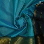 Silk Cotton Saree - Turquoise Blue SAS0033178 - Image 2