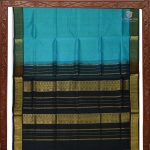 Silk Cotton Saree - Turquoise Blue SAS0033178 - Image 5