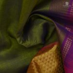 Silk Cotton Saree - Mehendi Green SAS0033187 - Image 3