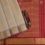 Silk Cotton Saree - Beige SAS0033191