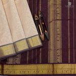 Silk Cotton Saree - Beige SAS0033275