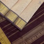Silk Cotton Saree - Beige SAS0033275 - Image 3