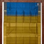Silk Cotton Saree -  Yale Blue SAS0033290 - Image 6