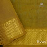 Silk Cotton Saree -  Yale Blue SAS0033290 - Image 5