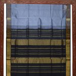 Silk Cotton Saree - Gray SAS0033291 - Image 5