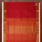 Silk Cotton Saree Red Color SAS0033351 - Image 6