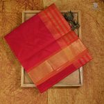 Silk Cotton Saree Red Color SAS0033351 - Image 3