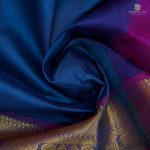 Silk Cotton Saree Blue Color SAS0033354 - Image 2