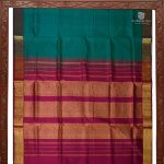 Silk Cotton Saree Dark Green Color SAS0033355 - Image 6