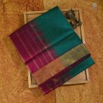 Silk Cotton Saree Dark Green Color SAS0033355 - Image 3