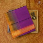 Silk Cotton Sarees Simple – Magenta Pink SAS0033715 - Image 6