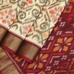 Kora Silk Cotton Sarees - Half White SAS0033759 - Image 3
