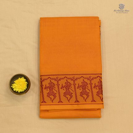 orange saree