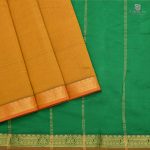 Semi Silk Cotton Sarees –Mustard Yellow SASPC0033849