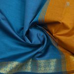 Semi Silk Cotton Sarees –Royal Blue SASPC0033854 - Image 2