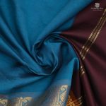 Semi Silk Cotton Sarees –Blue  SASPC0033866 - Image 2