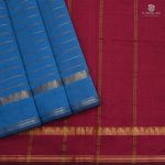 Semi Silk Cotton Sarees –Peacock  Blue SASPC0033868