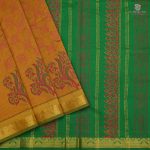 Semi Silk Cotton Printed Sarees –Golden Yellow SASPC0033968