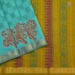 Semi Silk Cotton Printed Sarees –Pastel Green SASPC0033970