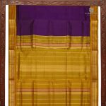 10 Yards Silk Cotton Sarees - Dark violet SASTS0034014 - Image 4